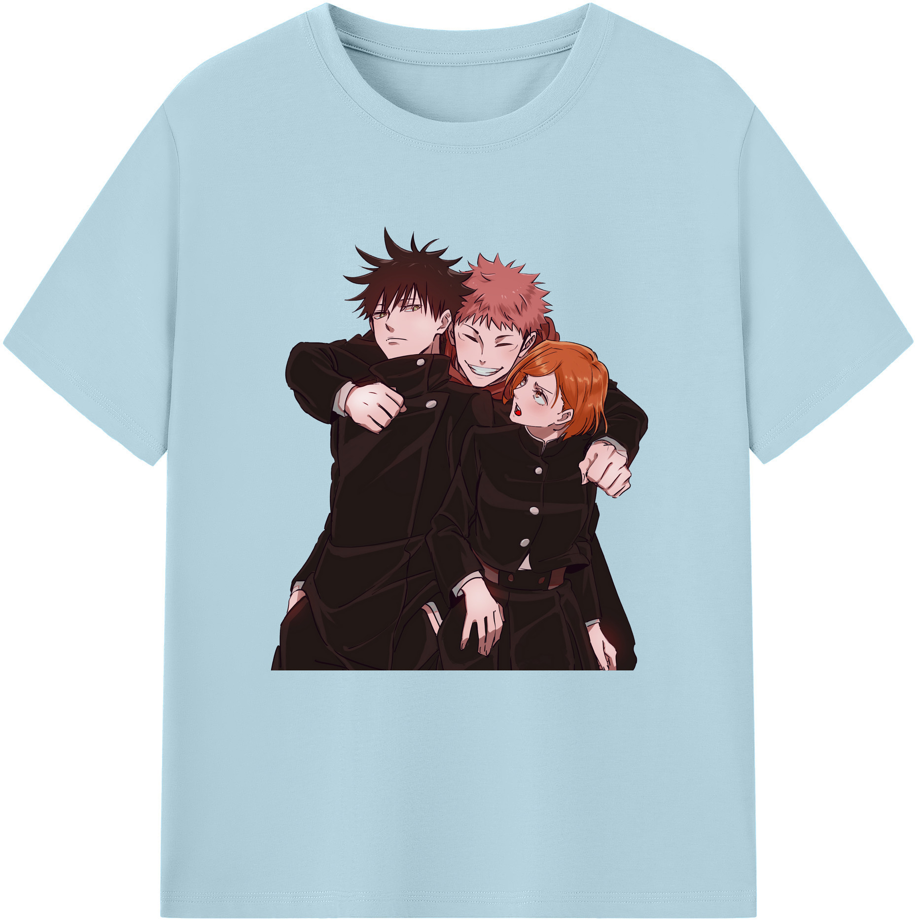 （画像用） 呪術廻戦 Jujutsu Kaisen 綿100％半袖Tシャツ（フロントプリント）